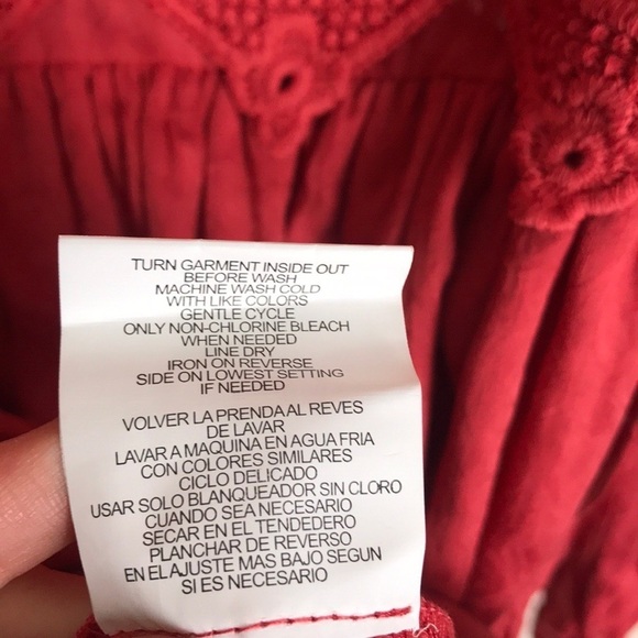 Jolt Burnt Orange Dress Cut Out Sleeves Crochet - Picture 6 of 8